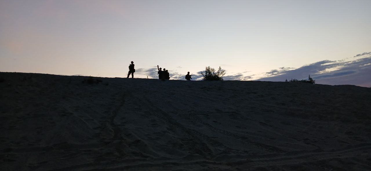The sand hill i like to call Hell Hill.